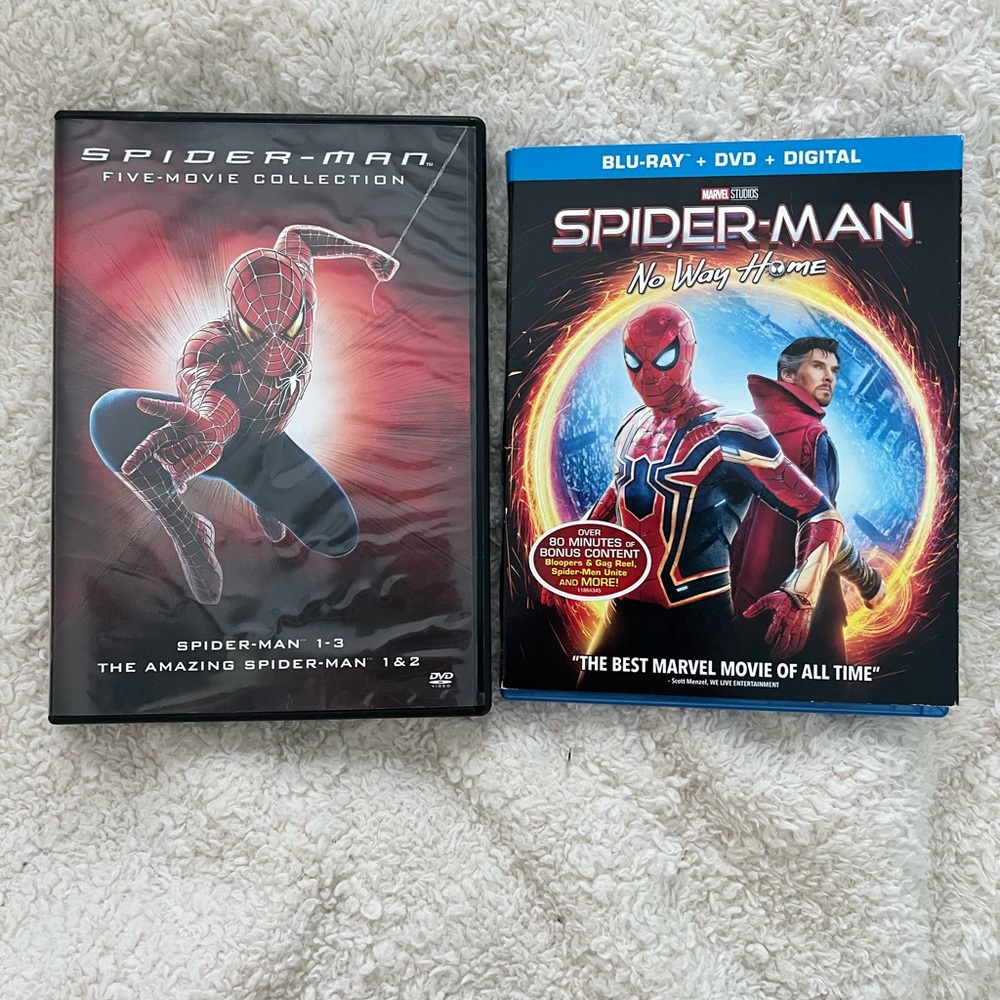 Spider-Man Five-Movie Collection Blu-ray and DVD Set